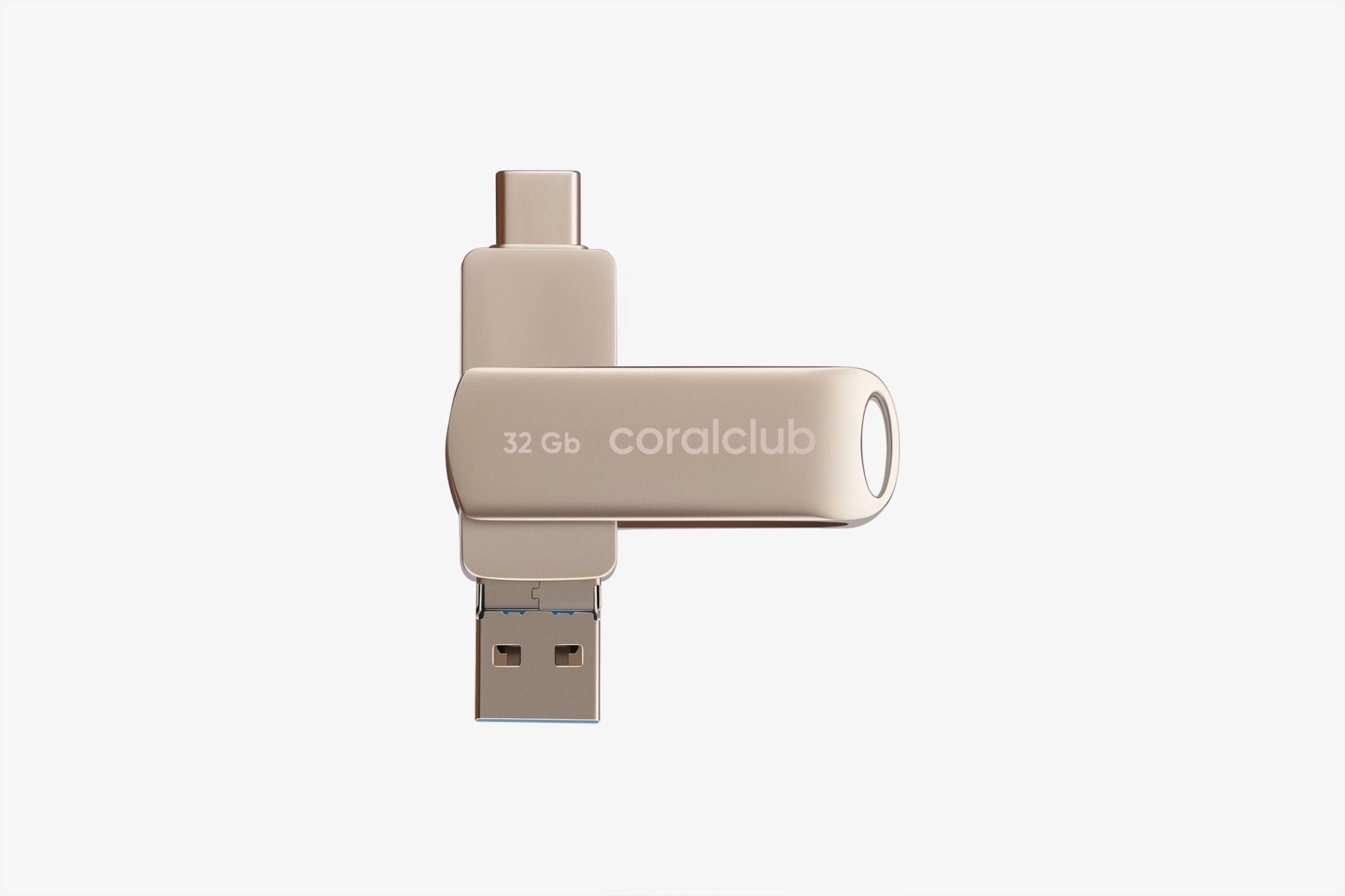 Zibatmiņa CORALCLUB USB+Type-C